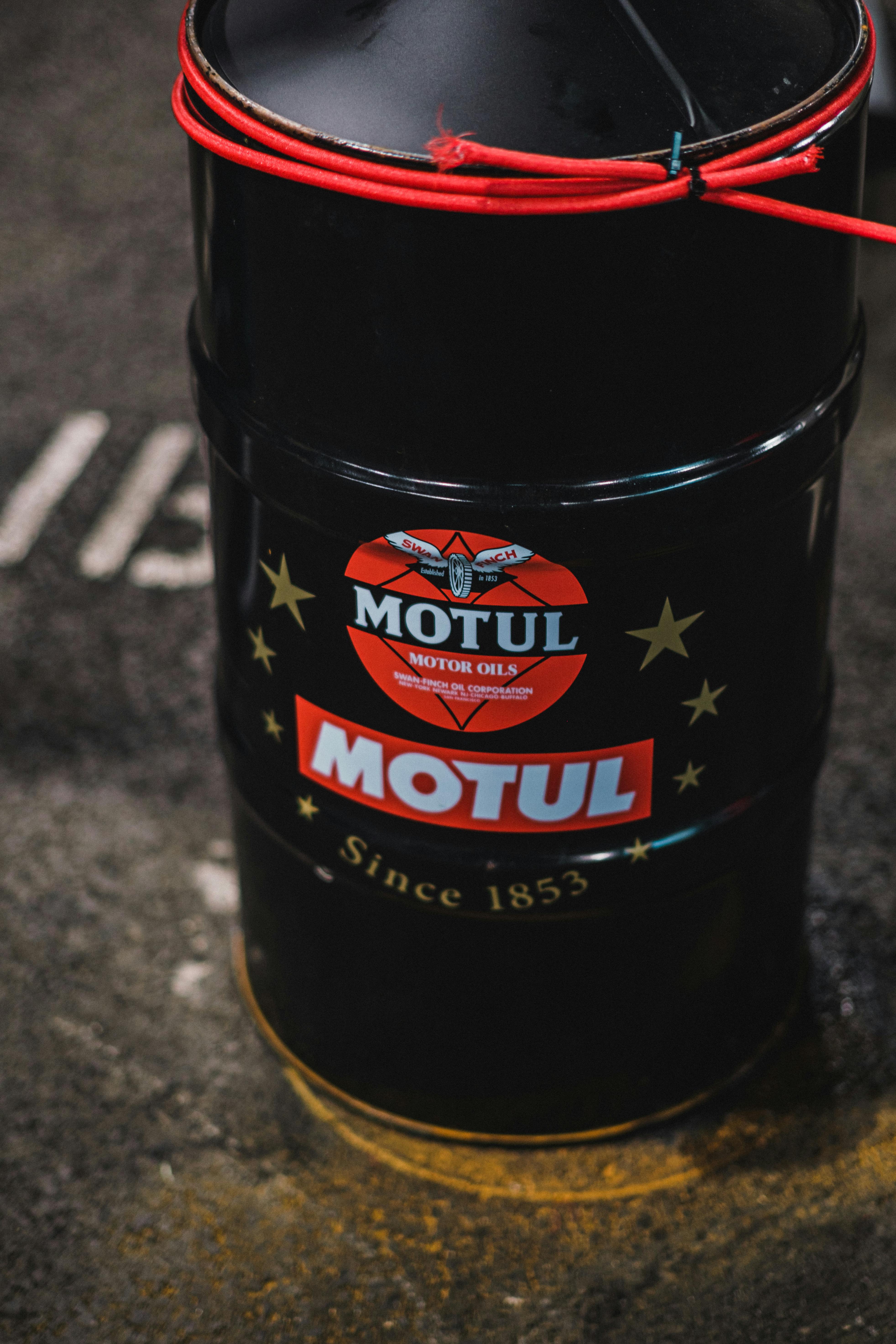 Barrel with Logo on Ground