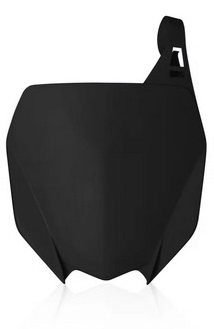 Acerbis Front Number Board - Yamaha YZ , YZF, Black